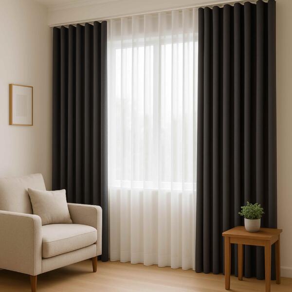 Wave Style Sheer And Blackout Curtains